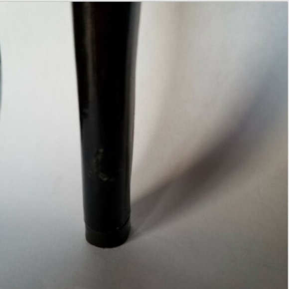 Jessica Simpson Size 8B Black Patent Leather Shoes peep toe bow - Picture 8 of 12